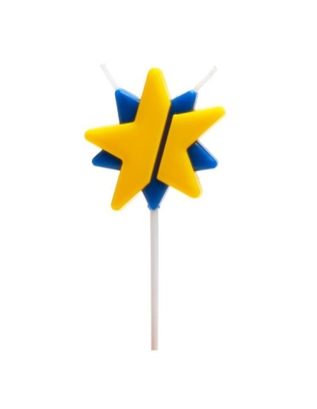 VELA SOLIDARIA DOBLE DESEO ESTRELLA - DEKORA