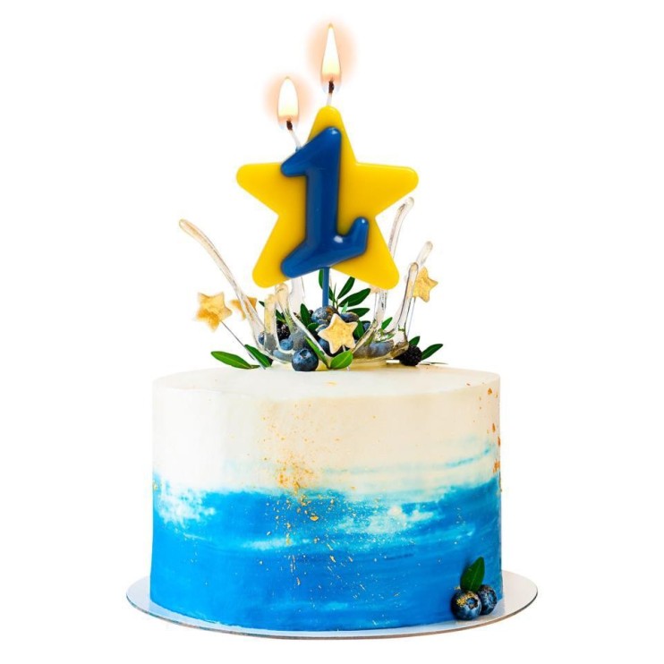 VELA SOLIDARIA DOBLE DESEO NÚMERO 1 - DEKORA 2