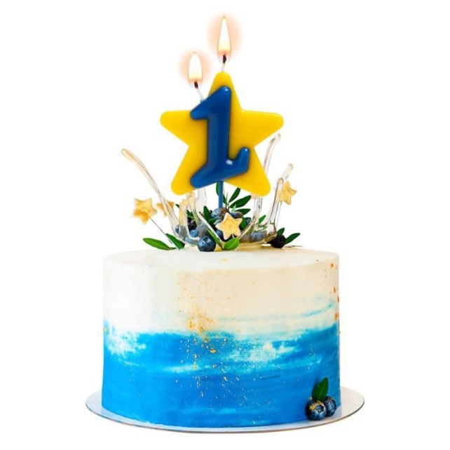 VELA SOLIDARIA DOBLE DESEO NÚMERO 1 - DEKORA