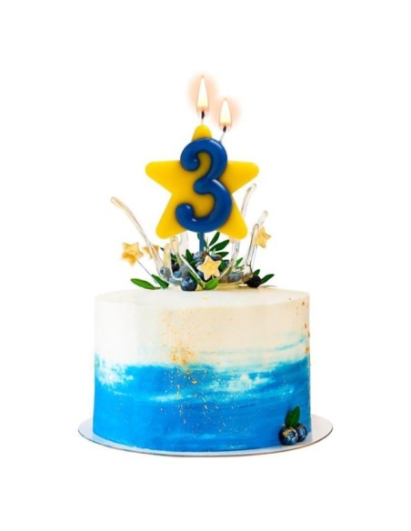 VELA SOLIDARIA DOBLE DESEO NÚMERO 3 - DEKORA