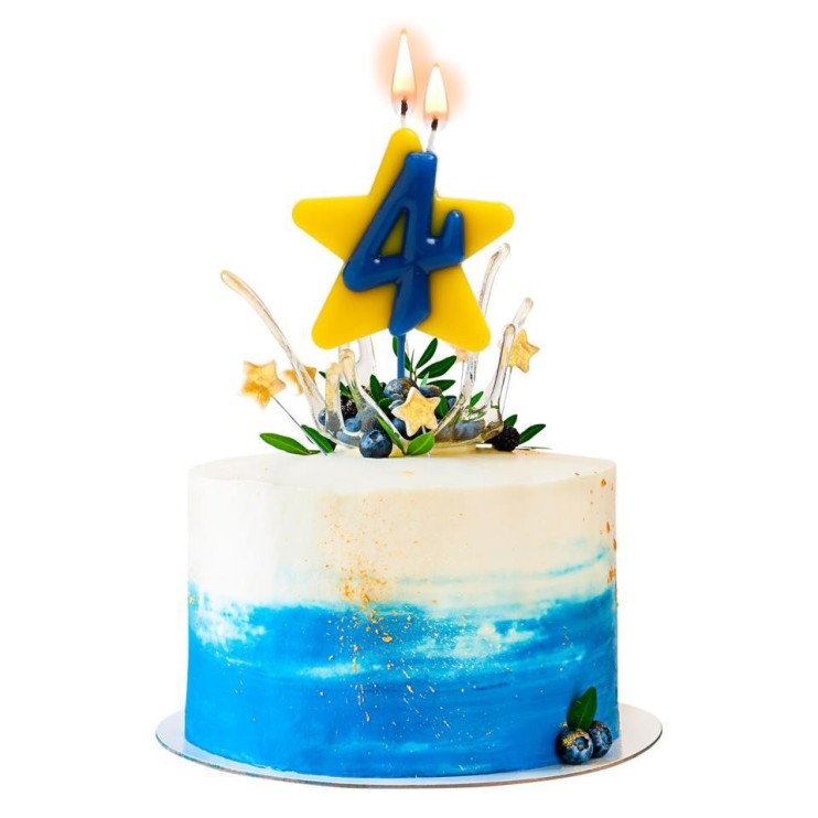 VELA SOLIDARIA DOBLE DESEO NÚMERO 4 - DEKORA 2