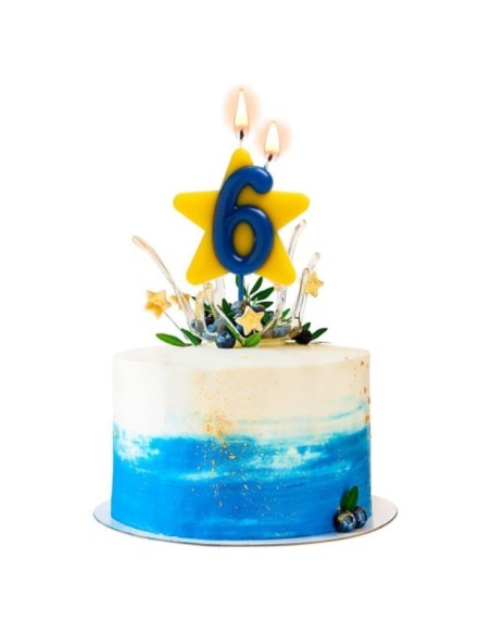 VELA SOLIDARIA DOBLE DESEO NÚMERO 6 - DEKORA