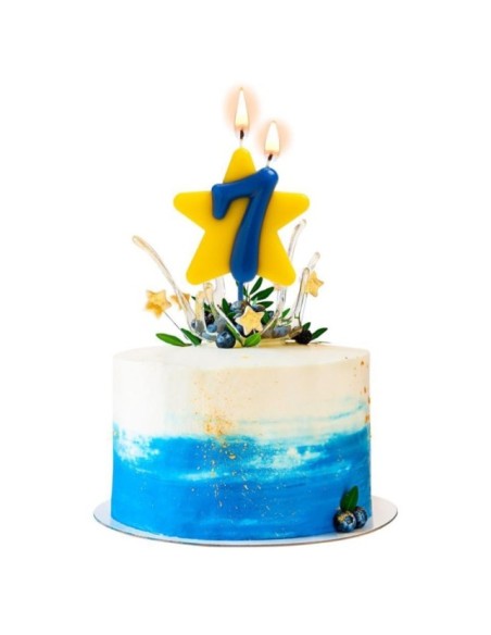 VELA SOLIDARIA DOBLE DESEO NÚMERO 7 - DEKORA