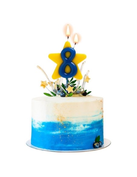 VELA SOLIDARIA DOBLE DESEO NÚMERO 8 - DEKORA