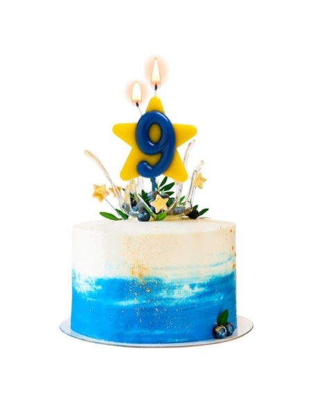 VELA SOLIDARIA DOBLE DESEO NÚMERO 9 - DEKORA