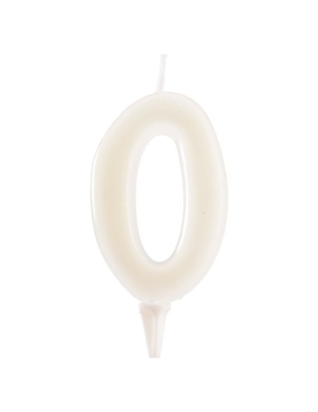 VELA FLUORESCENTE NÚMERO 0 - DEKORA