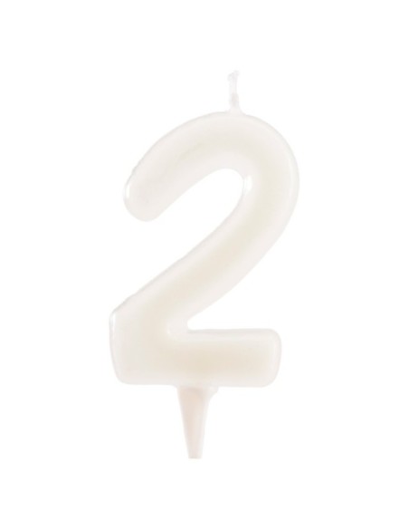 VELA FLUORESCENTE NÚMERO 2 - DEKORA