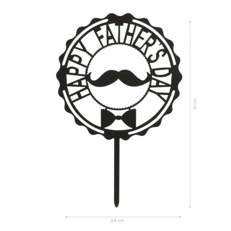 CAKE TOPER DÍA DEL PADRE - DEKORA