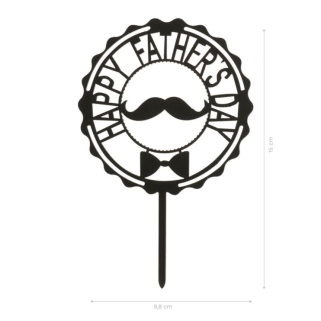 CAKE TOPER DÍA DEL PADRE - DEKORA