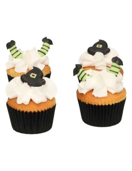 SET DECORACIONES AZUCAR BRUJA  - FUNCAKES