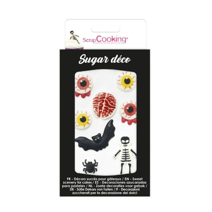 SET DECORACIONES HORROR 8UD  - FUNCAKES