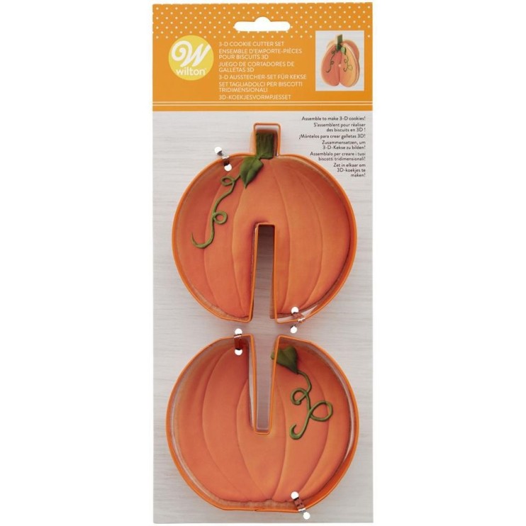 SET CORTADORES CALABAZA 3D - WILTON