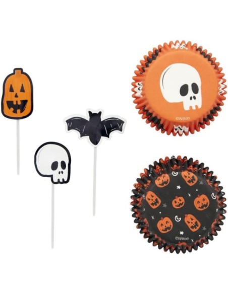 SET CAPSULAS MUFFINS HALLOWEEN - WILTON