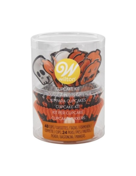 SET CAPSULAS MUFFINS HALLOWEEN - WILTON