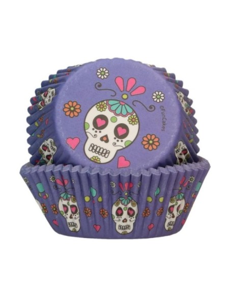 CÁPSULAS MUFFINS CALAVERAS 48UD - FUNCAKES