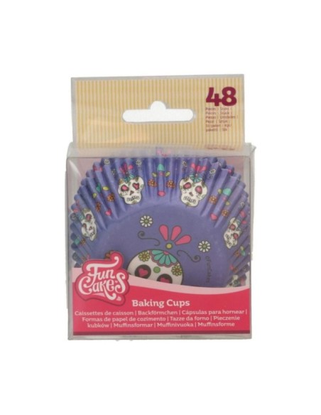 CÁPSULAS MUFFINS CALAVERAS 48UD - FUNCAKES