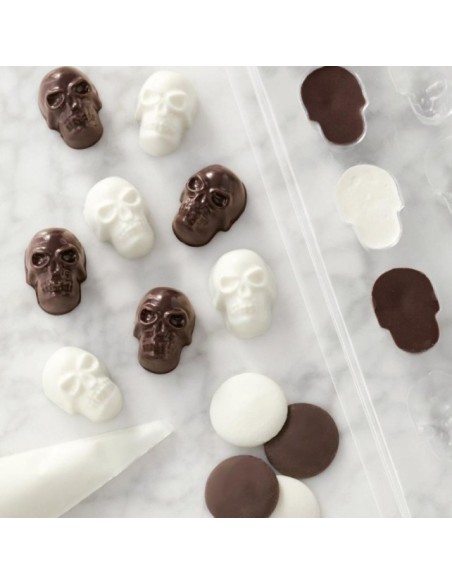 MOLDE PARA CARAMELOS DE CALAVERAS - WILTON