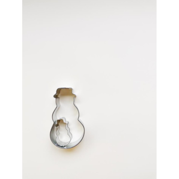 SET 2 CORTADORES MUÑECO DE NIEVE 2 7,5CM - PME