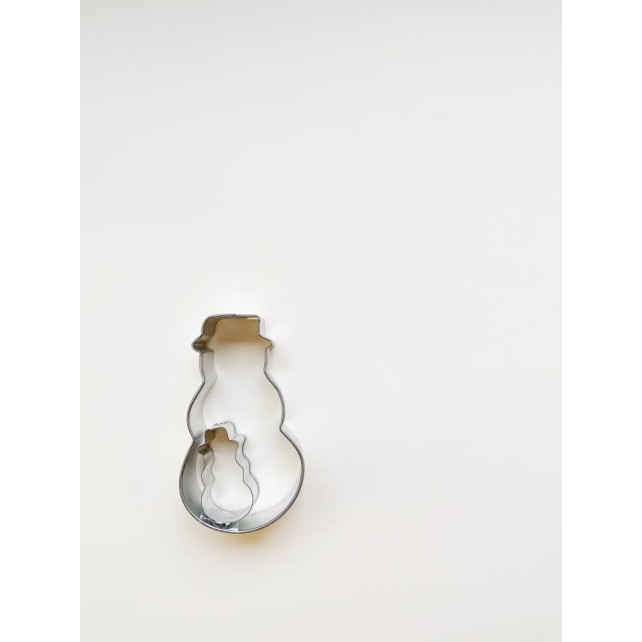 SET 2 CORTADORES MUÑECO DE NIEVE 2 7,5CM - PME