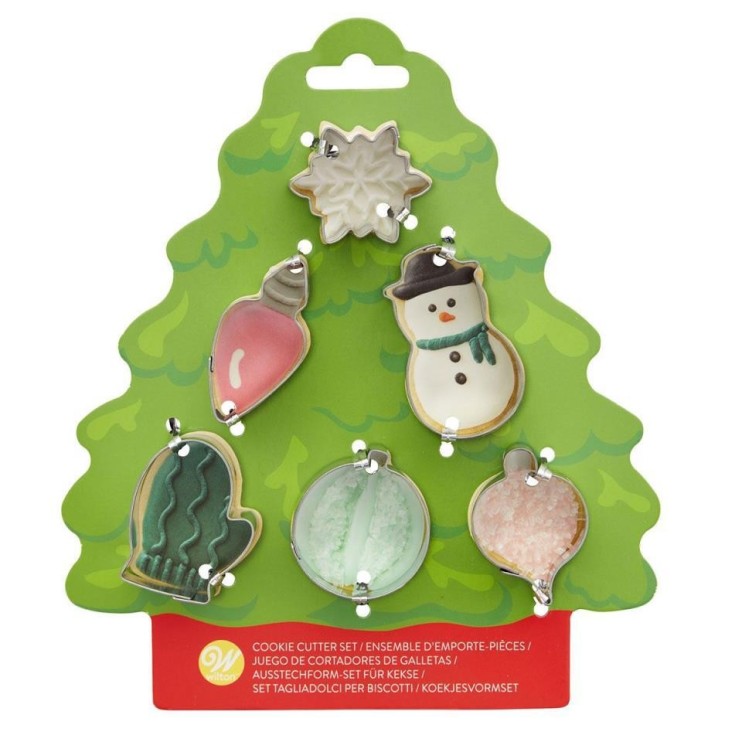 CORTADOR PARA GALLETAS ÁRBOL SET/6 - WILTON