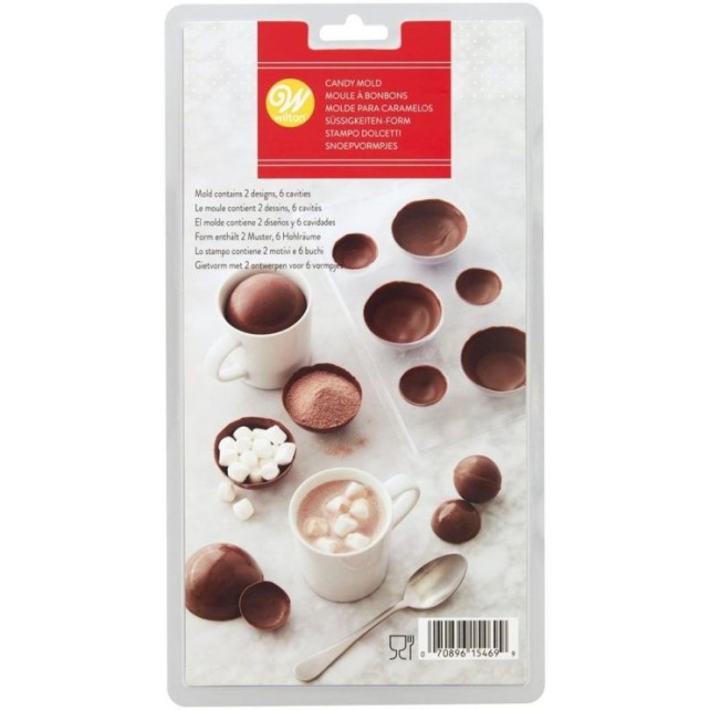 MOLDE HOT CHOCOLATE BALL 6 - WILTON