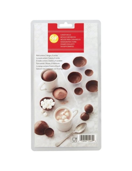 MOLDE HOT CHOCOLATE BALL 6 - WILTON