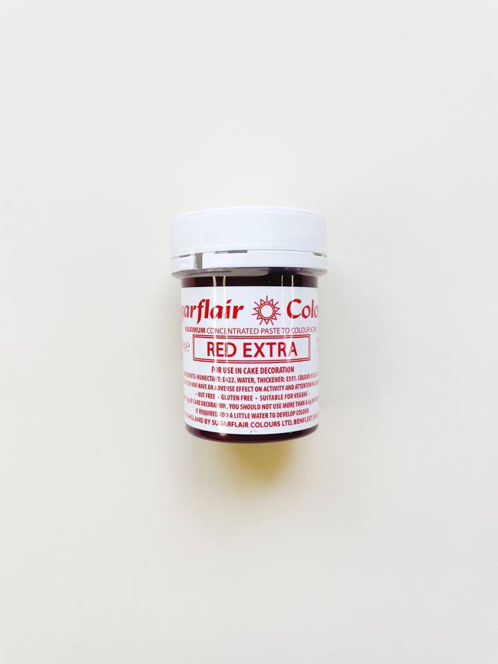 Colorante Pasta Red Velvet Sugarflair | Tienda Online Reposteria