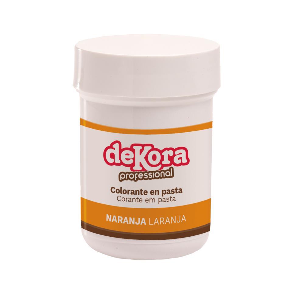 COLORANTE EN PASTA NARANJA 30G - DEKORA