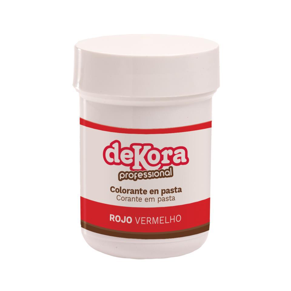 COLORANTE EN PASTA ROJO 30G - DEKORA